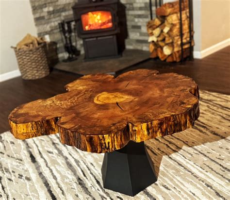Live Edge Coffee Table Etsy