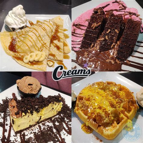 waffle Creams dessert restaurant Ealing Broadway Ice Cream - Feed the Lion