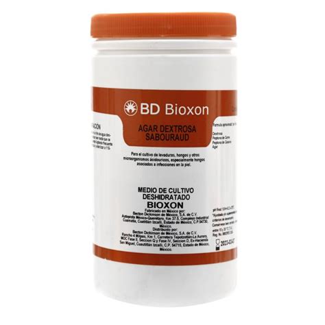 AGAR DEXTROSA SABORAUD 450G BIOXON Medlab