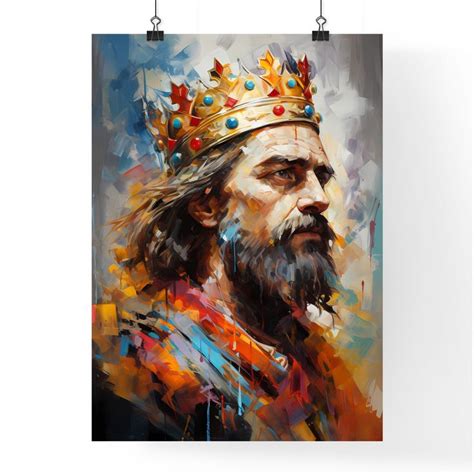 William The Conqueror First Norman King Of England A Painting Of A