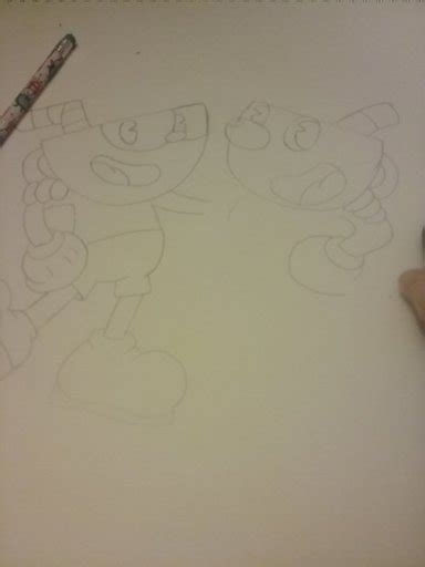 Cuphead And Mugman Drawing Cuphead Official Amino