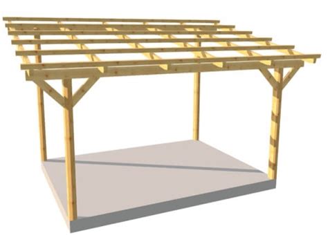 Pergola Dřevěná s r o Dřevěná pergola ke zdi domu Classico hloubka