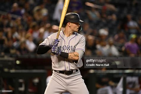 Brenton Doyle Of The Colorado Rockies Gets Ready In The Batters Box