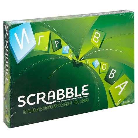 Игра Mattel Scrabble классическая версия купить с доставкой на дом