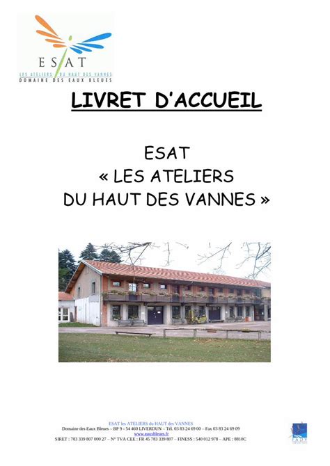 Pdf Livret Daccueil Eaux Bleues Pdfslide Net