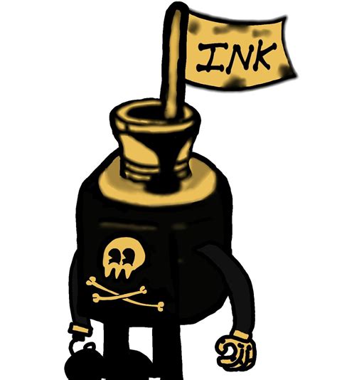 INKY The Little Ink Bottle (first time doing digital art) : r/BendyAndTheInkMachine