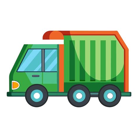 Garbage truck clipart vector art and illustration | Premium AI ...