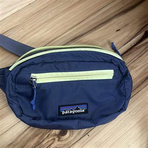 Patagonia Fanny Pack Navy Blue Depop