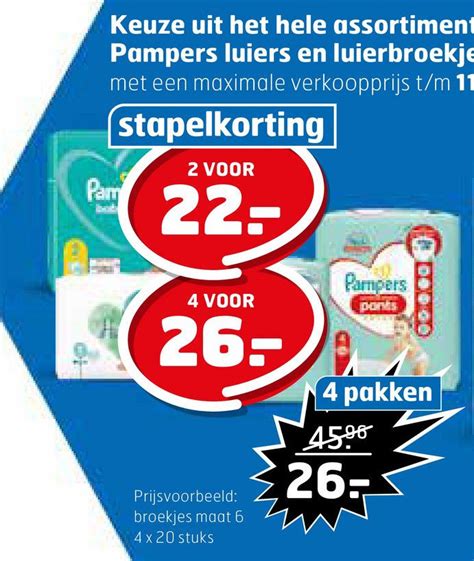 Keuze Uit Het Hele Assortiment Pampers Luiers En Luierbroekjes