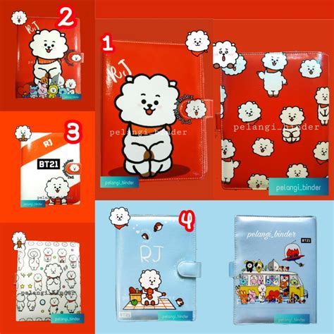 Binder BT21 BTS RJ Shopee Indonesia