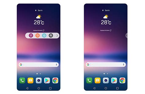 LG Shows Off The V30 S New UX 6 0 Features Including A Floating Bar