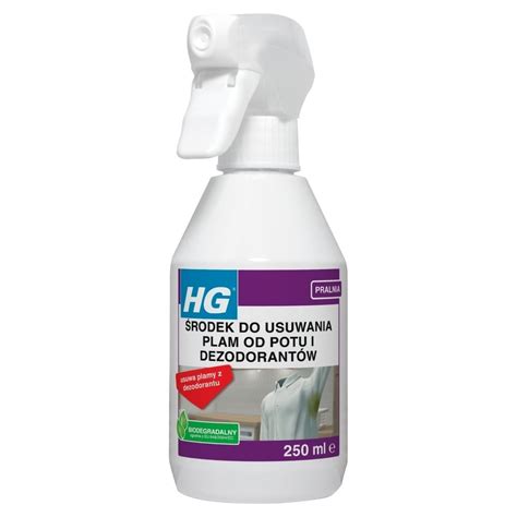 HG Środek do usuwania plam od potu i dezodorantów 250 ml - Zakupy ...