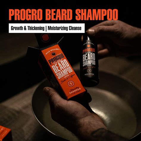 Wild Willies Progro Beard Growth And Moisturizing Shampoo Fortified