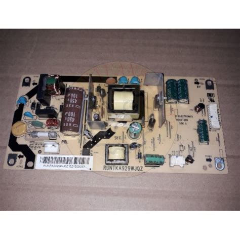 SHARP LC 32LE240 RUNTKA929WJQZ POWER SUPPLY BOARD Shopee Philippines