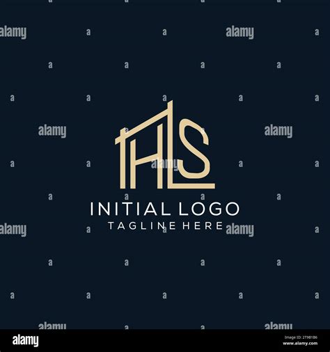 Logotipo Inicial Hs Dise O Arquitect Nico Y Dise O De Logotipo