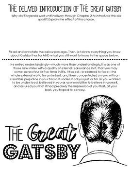 The Great Gatsby Chapter Visual Notes Creative Engaging Activity