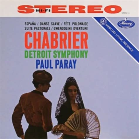 Detroit Symphony Orchestra Paul Paray The Music Of Chabrier Raw