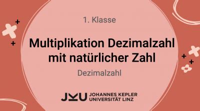 Multiplikation Dezimalzahl mit natürlicher Zahl GeoGebra