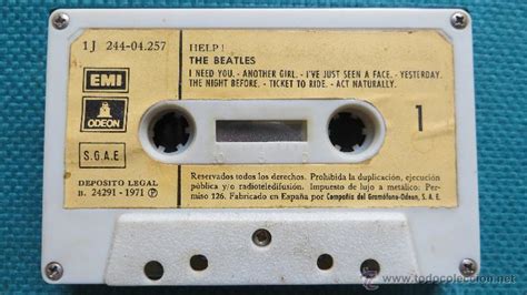 The Beatles Help Sin Caratula Cassette C Vendido En Venta Directa 46433467