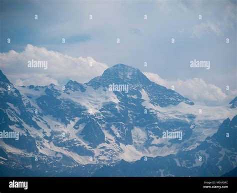 Monch mountain peak Stock Photo - Alamy