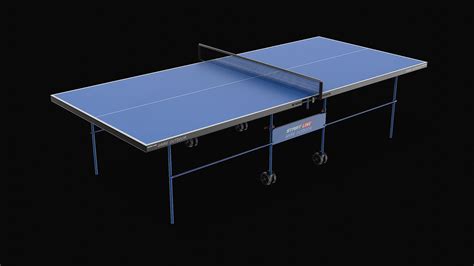 Ping Pong Table 3d Model Turbosquid 2222692