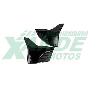 TAMPA LATERAL FAN 160 2016 2017 PRETO INJETADO PAR WESTER