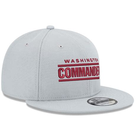 Washington Commanders New Era Word Mark 9fifty Snapback Adjustable Hat