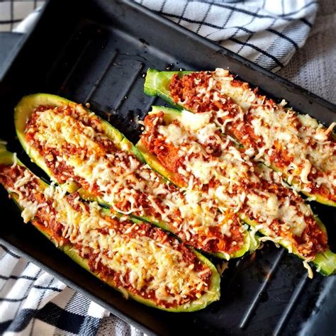 Gevulde Courgette Lazyfitgirl Recept