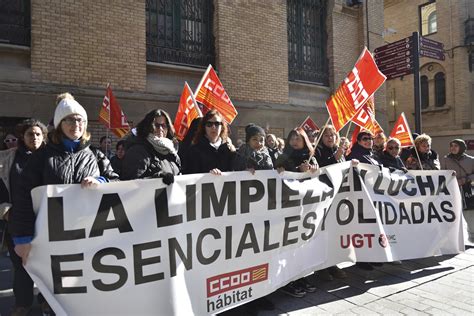 Suspendida Por Un Mes La Huelga De La Limpieza En Huesca Tras Un Preacuerdo