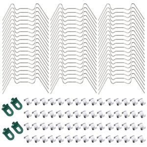 120 Clips De Vitrage Pour Serre Serre Pinces En Acier Inoxydable Clips