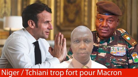 Sékou Tounkara Bousculé par Tchiani Macron retire son ambassadeur