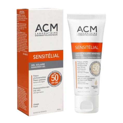 Sensitelial Sunscreen Gel Spf 50 40ml