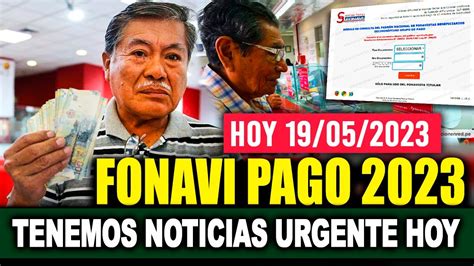 FONAVI LO ÚLTIMO PAGO INICIO 2023 TENEMOS NOTICIAS URGENTE HERMANOS