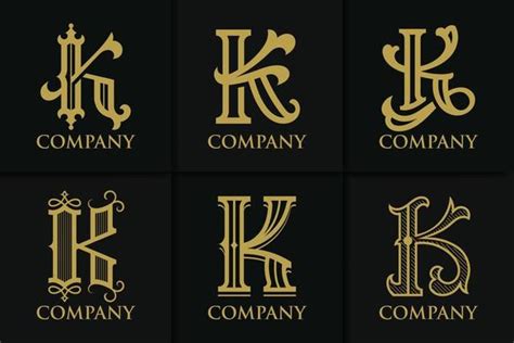 Monogram Letter K Vector Art, Icons, and Graphics for Free Download