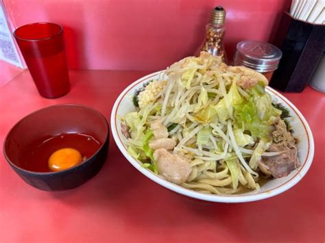 『汁無し大＋生卵』ラーメン二郎 環七一之江店のレビュー ラーメンデータベース