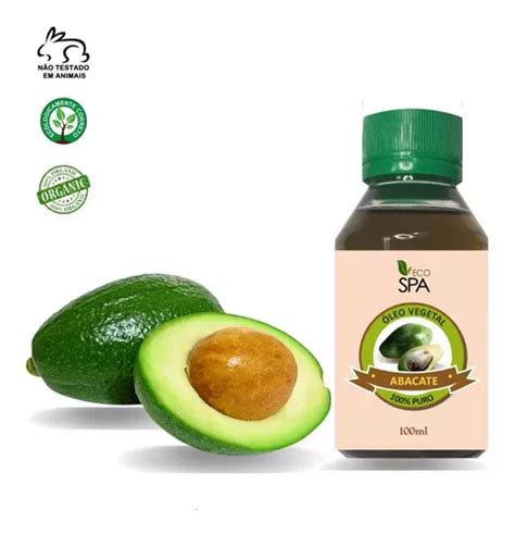 Óleo Vegetal De Abacate 100 Puro 100ml MercadoLivre