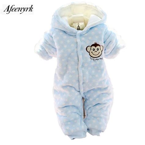 Baby Winter Spielanzug Warm Flanell Neugeborenen Kleidung Jungen M