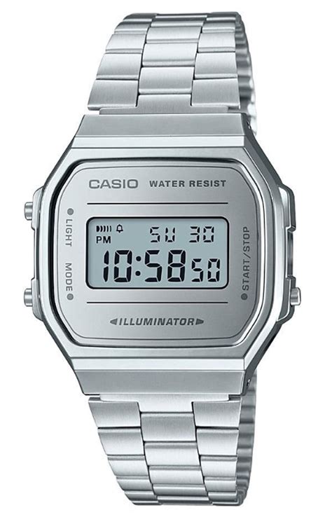 Casio A Wem Vt Vintage Silver Digital Watch Unisex Collection