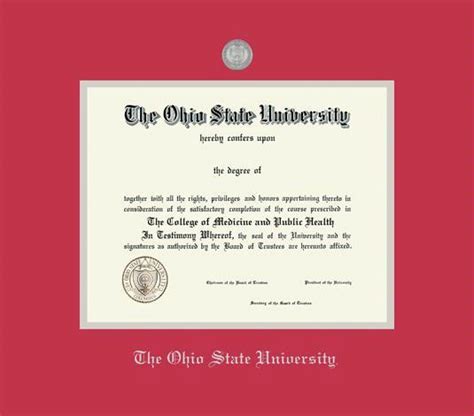 Custom Diploma Frames And Certificate Frames Framing Success The Ohio