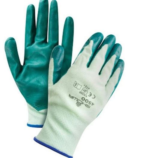 Safety PU Palm Coated Glove Full Fingered Size Free Size At Rs 65