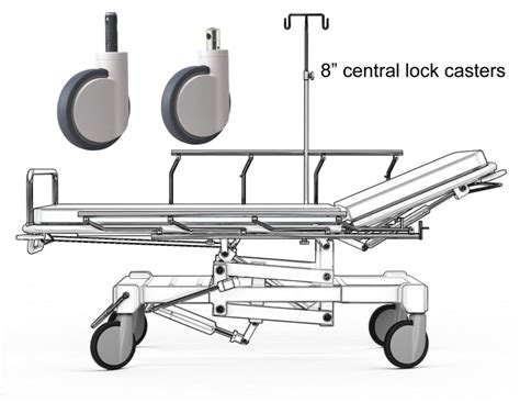 8 Stryker Stretcher Wheels Stryker Stretcher Wheels Sort Caster