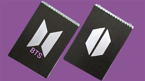 Diy Bts Diary Handmade Bts Shaker Diary Bts Notebook Design Youtube