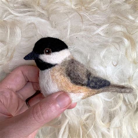 Virtual Needle Felted Carolina Chickadee With Erin Carlson