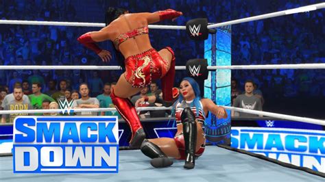 WWE 2K23 SMACKDOWN XIA LI VS MIA YIM QUALIFYING MATCH FOR BATTLE