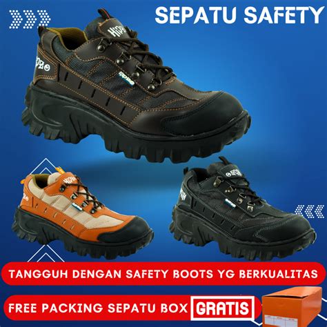 Jual Sepatu Safety Kerja Septi Touring Proyek Pria Outdoor Sport Motor