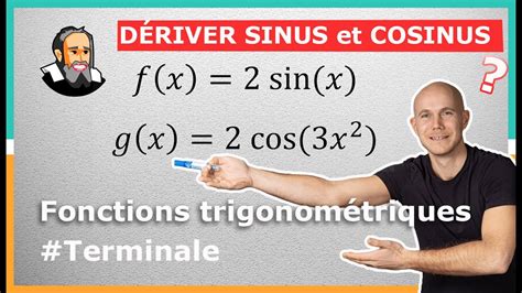 DÉrivation Des Fonctions Trigo Exercice Corrigé Terminale Youtube