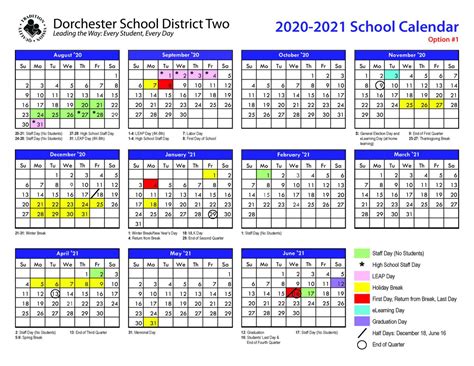 Dorchester District 2 Calendar 2025-2025 - Darcy Elsbeth