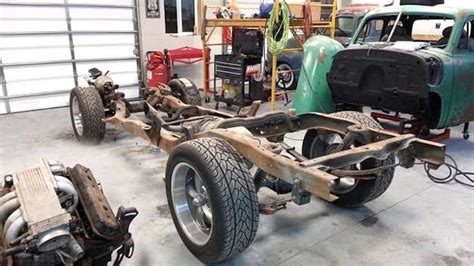 47 53 Chevy Truck S10 Frame Swap