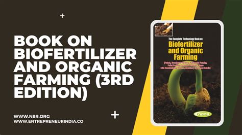 Book On Biofertilizer And Organic Farming Rd Edition Youtube