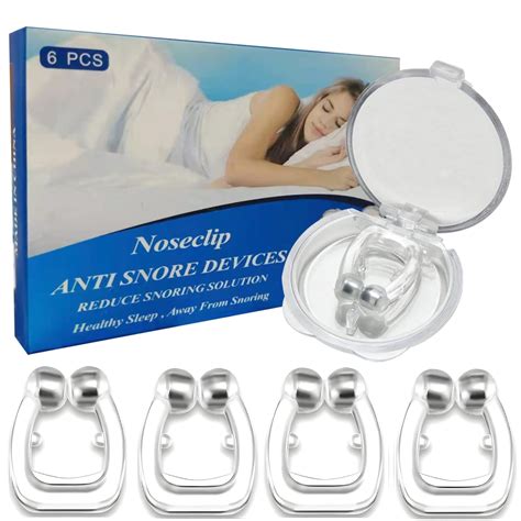 Anti Snoring Devices Snore Magnetic Nose Clip 6pcs Stop Snoring Now